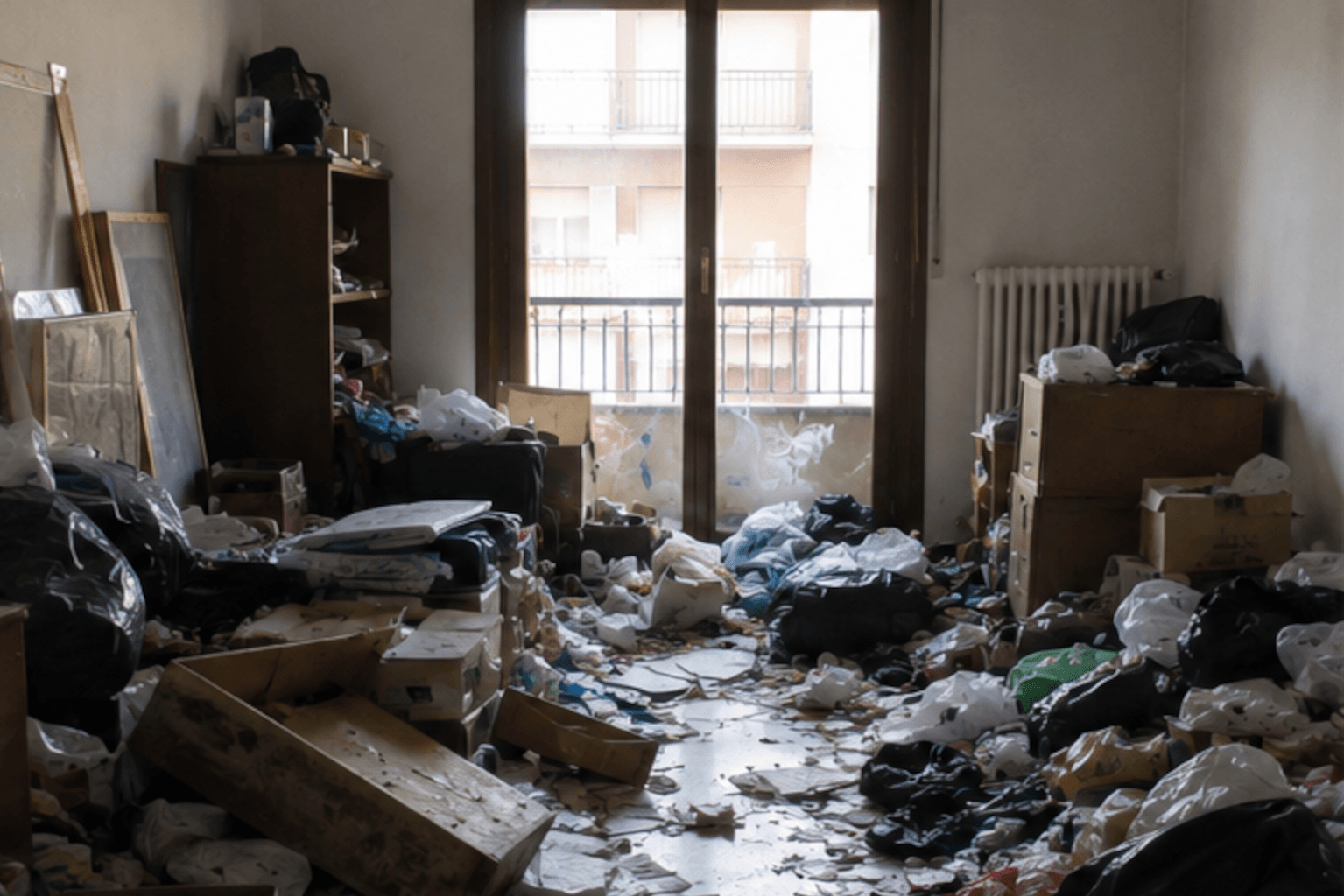 Prima dello sgombero
